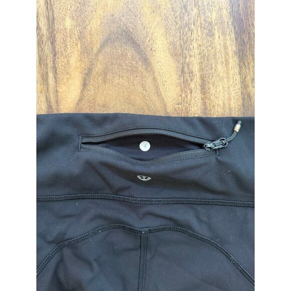 LULULEMON Black Speed Tight III Ruched Pocket Ankle Full Leggings Size - Picture 8 of 9